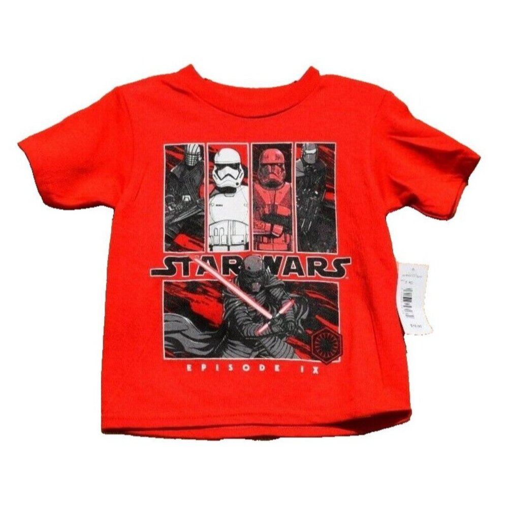 Mad Engine Star Wars Boys 2T Kylos Team Episode IX Graphic T-Shirt New